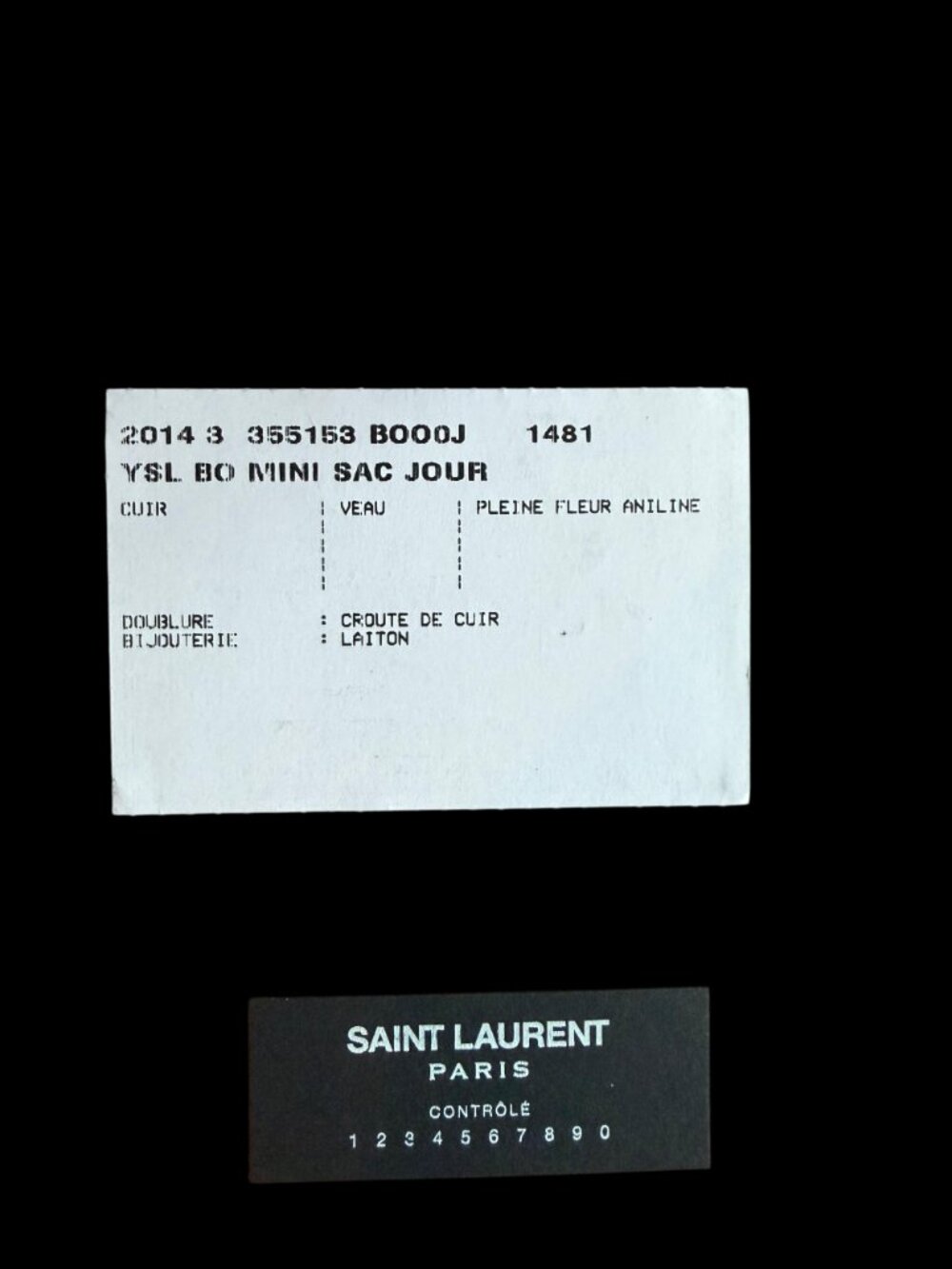 Saint Laurent Sac de Jour Small Burgundy Leather | Full Kit - Picture 3 of 15